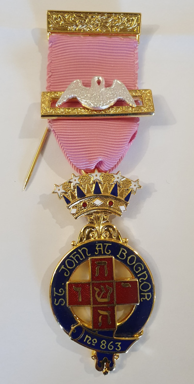 Rose Croix Past Sovereign Breast Jewel (with Chapter Name)